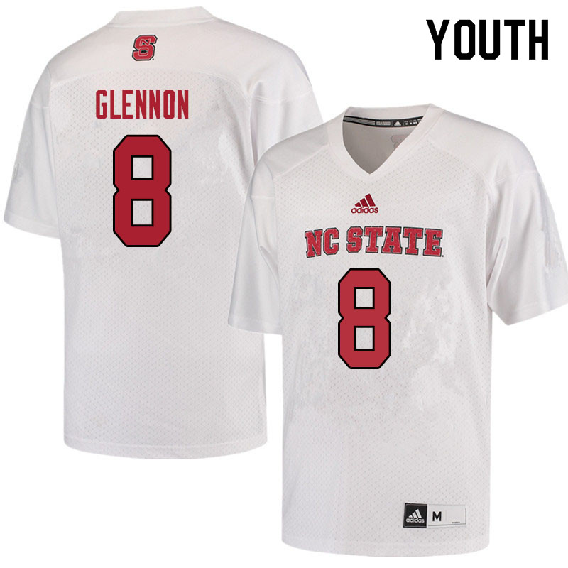 Youth #8 Mike Glennon NC State Wolfpack College Football Jerseys Sale-Red